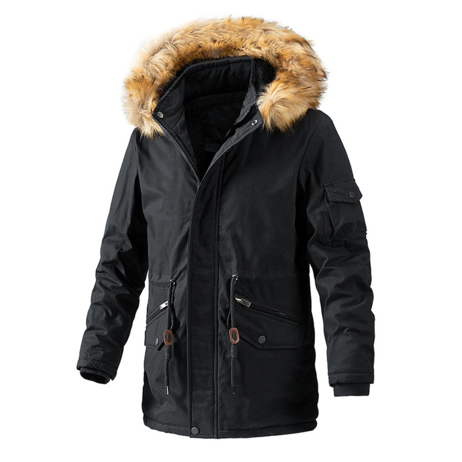 H139944af867642e0b4de44621c7e464aS Unisex winterjas met capuchon – Bild 1