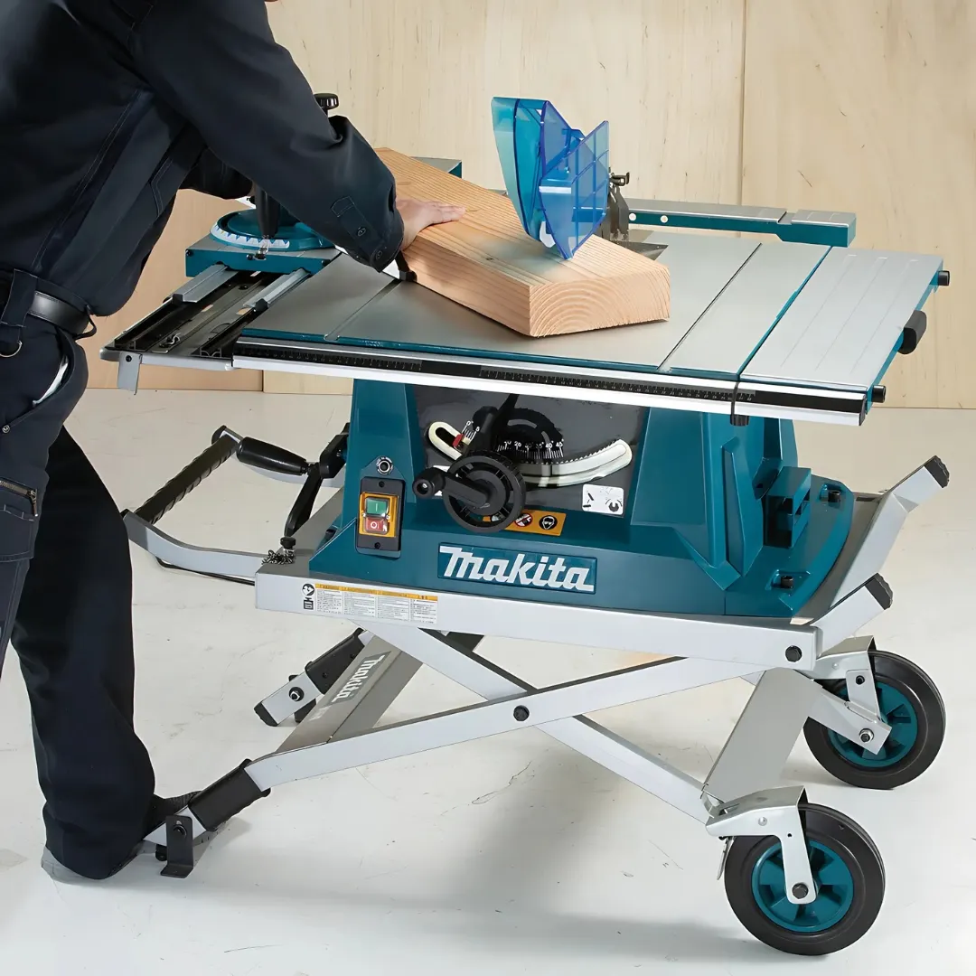 1755141422-1 Makita (10″) Tischkreissäge mit Ständer M-MLT100 – Bild 1